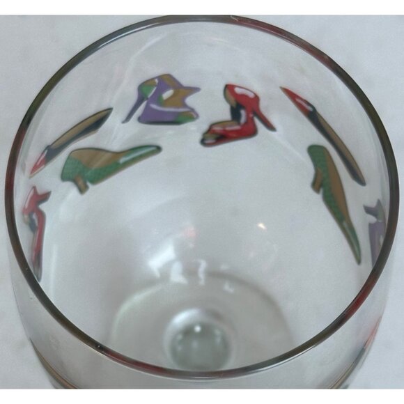 High Heel Shoes Theme Clear Stemmed Wine Glass 10 oz. Capacity 7" Tall - Picture 10 of 10